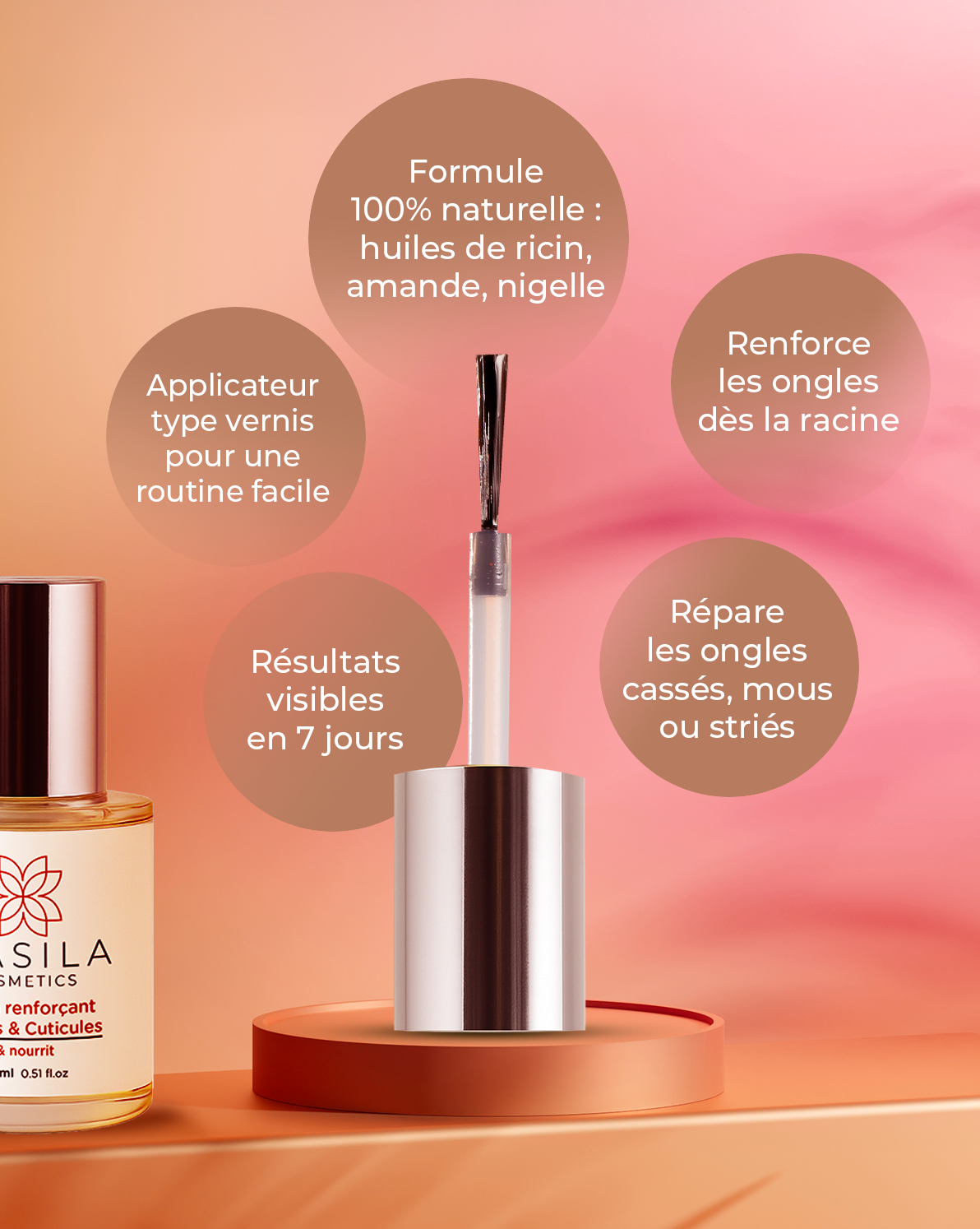 Sérum Renforçant Ongles & Cuticules – Réparation & Protection