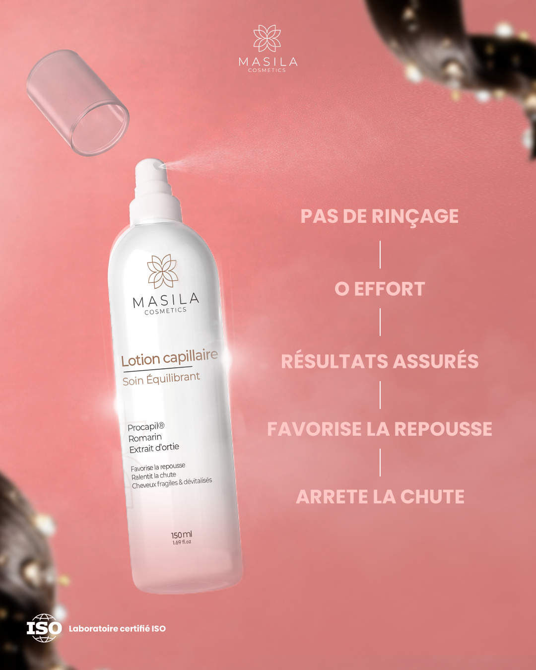 مجموعة هدايا ماسيلا للشعر - لوشن + شامبو لمنع تساقط الشعر ونموه