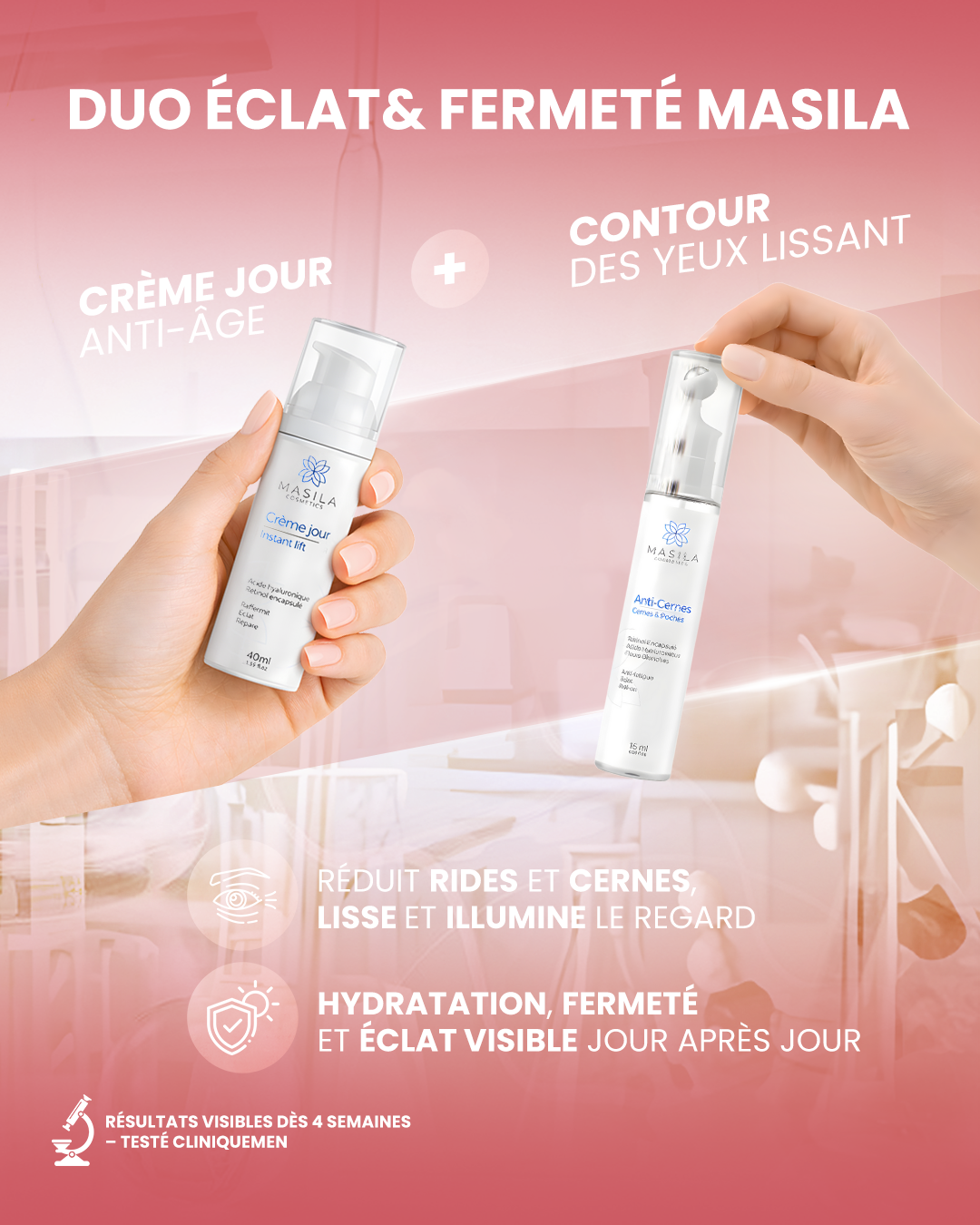 Coffret Éclat Quotidien  – Crème Jour &amp; Contour des Yeux