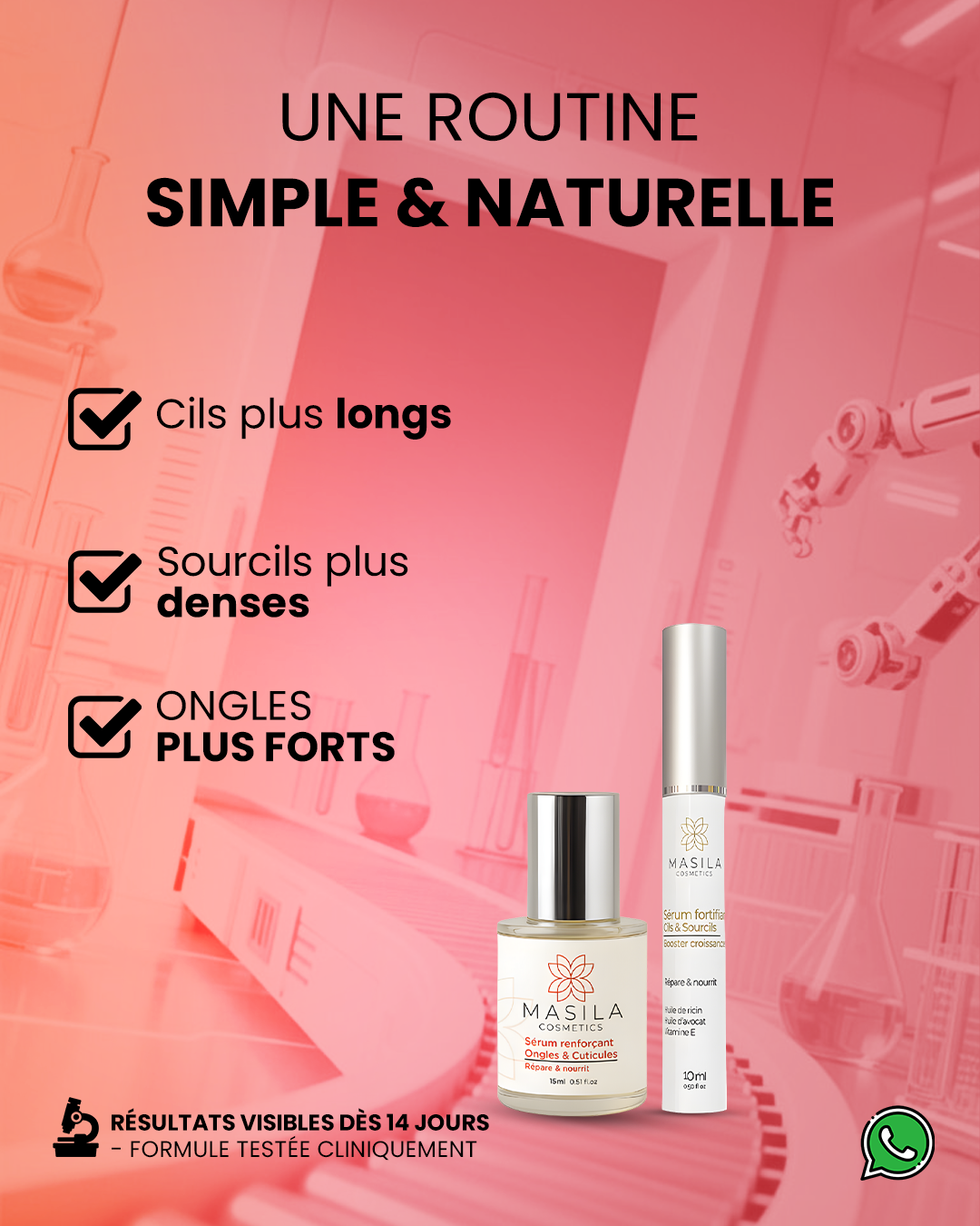 Coffret Boosters Masila – Cils &amp; Sourcils + Ongles &amp; Cuticules