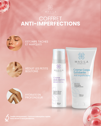 Coffret Anti-Imperfections - Crème Exfoliante &amp; Crème Anti-Tâches