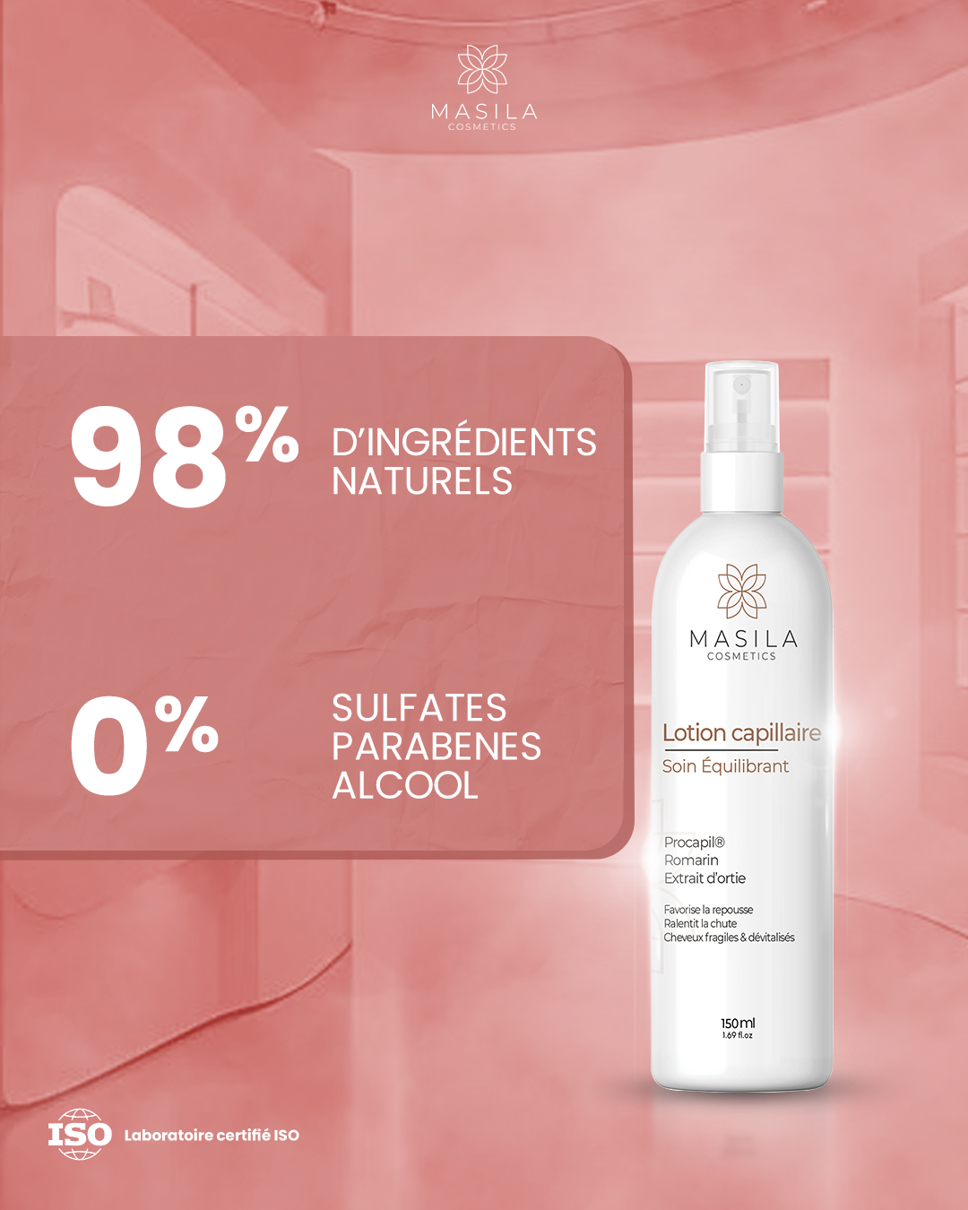 لوشن ماسيلا للشعر - مضاد لتساقط الشعر ونمو سريع