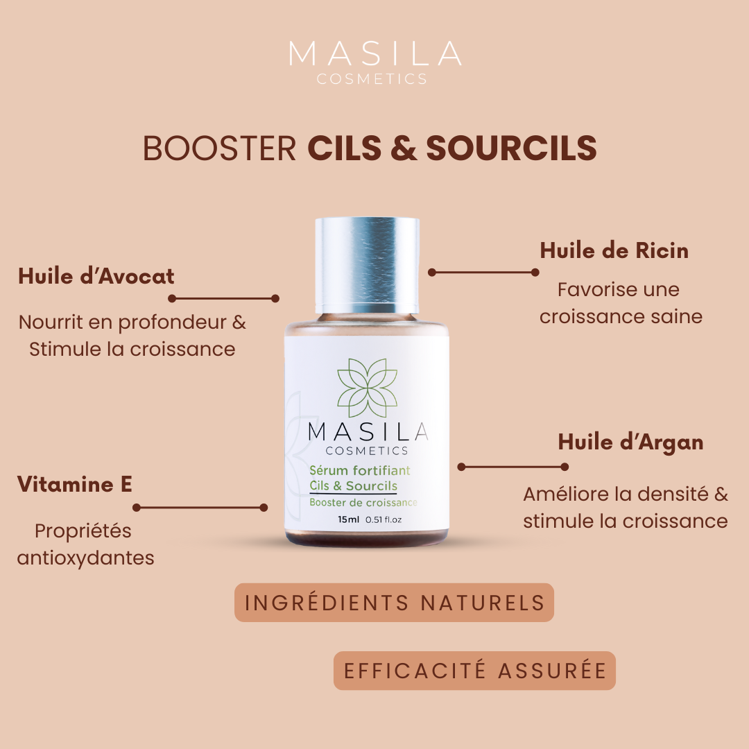 Booster Cils & Sourcils - MASILA COSMETICS