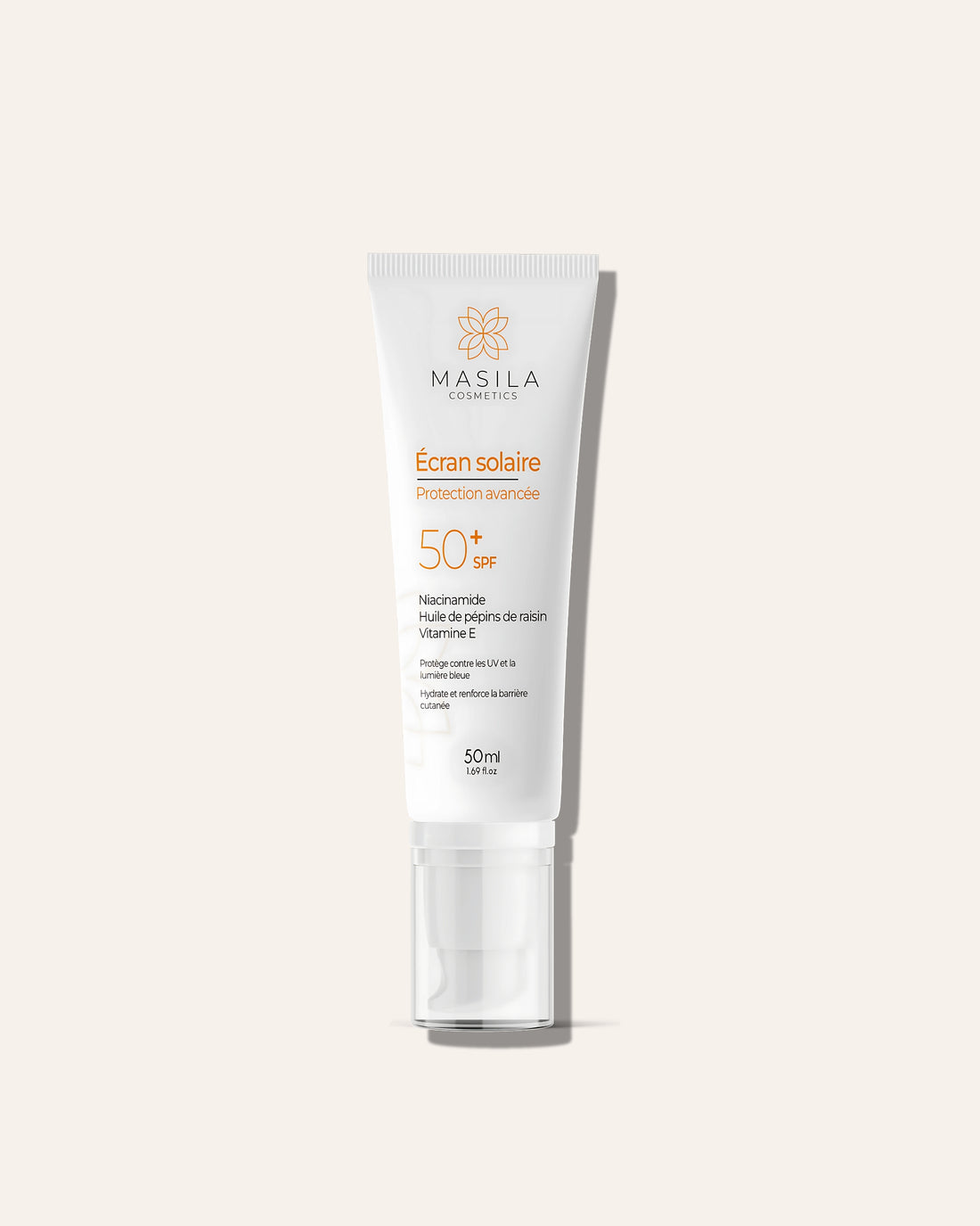 Écran Solaire Protection Avancée SPF 50+ – Anti-UV &amp; Lumière Bleue